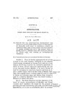 To Provide for the Construction, Improvement and Repair of a State Road From a Point in the County of Boulder, Over What is Commonly Known as Arapahoe Pass, and Thence Down into the County of Grand, Connecting with the County Road in Grand County, Leading from Hot Sulphur Springs to Grand Lake, and Making an Appropriation Therefor.