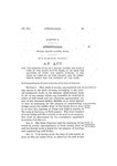 For the Construction of a Bridge Across the Middle Fork of the South Platte River, at or Near the Junction of Front and Eighth Streets, in the Town of Fairplay, in Park County, and to Appropriate Money for the Payment of the Same.