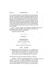 To Provide for the Construction of a Bridge and Approaches Thereto Across the Rio Grande River, on the County Line Between the County of Rio Grande and the Counties of Conejos and Costilla, and to Make an Appropriation Therefor.