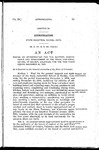 Making an Appropriation for the Support, Maintenance and Improvement of the State Industrial School at Golden, Colorado, for the Two Years Ending November 30, 1906.