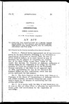 To Complete the Construction of a Bridge Across Clear Creek on the County Line Between Jefferson County and Adams County, and to Appropriate Money for the Same.