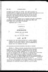 To Provide for the Construction of a Wagon Bridge Across the San Juan River at the City of Pagosa Springs, in Archuleta County, and to Appropriate Money for the Payment of Same.