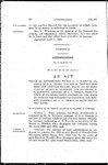 Making an Appropriation to Pay W. N. Burdette, Assignee of O. C. French, the Sum of Thirteen Hundred and Nineteen Dollars ($1,319) or so Much Thereof as May Be Necessary, Due and Owing W. N. Burdette, Assignee of O.C. French, from the State of Colorado, Under Voucher No. 1205, Board of World's Fair Managers for Colorado, for Services Rendered by O. C. French as Secretary of Said Board.