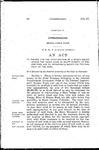 To Provide for the Construction of a Wagon Bridge Across the Yampa River, in Routt Couny, at Fraker Ford, and to Appropriate Money for the Payment of the Same.