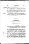 To Provide a Public Wagon Road from Breckenridge to Boreas Pass, in Summit County, Colorado, and Making an Appropriation Therefor.