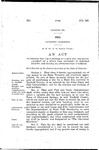 To Provide for the Purchase of a Site and the Establishment of a State Fish Hatchery in Garfield County, and Making an Appropriation Therefor.