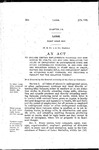 To Declare Certain Employments Injurious and Dangerous to Health, Life and Limb; Regulating the Hours of Employment in Underground Mines and Other Underground Workings, in Smelters and Ore Reduction Works, in Stamp Mills, in Chlorination and Cyanide Mills, and Employment About or Attending Blast Furnaces, and Providing a Penalty for the Violation Thereof.