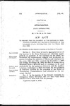 To Provide for the Payment of the Expense of Maintenance, Support and Incidental Expenses of the Colorado, State Reformatory for the Years 1905 and 1906.