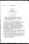 To Provide for the Construction of an Iron, or Partly Iron, or Steel and Partly Wood Bridge Across the Sarcillo Canon Arroyo, in Las Animas County, Colorado, and to Appropriate Money for the Payment of the Same.