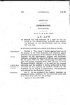 To Provide for the Payment of a Part of the Expense of the Maintenance, Support and Incidental Expense of the Penitentiary for the Years 1907 and 1908.