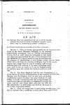 To Provide for the Construction of a State Bridge Across the Platte River in Morgan County, Colorado, and to Appropriate Money Therefor.