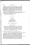 To Provide for the Construction of a Steel Bridge and Approaches Across the Cache La Poudre River, on the County Road Connecting with Fifth Street at the Town of Greeley, County of Weld and State of Colorado, and to Appropriate Money for the Payment of the Same.