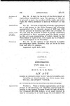 Making an Appropriation to Pay the Outstanding Certificates of Indebtedness for State Canal Number One, and Interest Thereon.