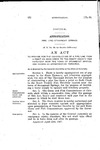 To Provide for the Construction of a Pipe Line from a Point on Soda Creek to the Routt County Fish Hatchery Near the Town of Steamboat Springs, and Making an Appropriation Therefor.