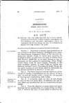 To Provide for the Construction of a State Bridge Across Butte Creek in Baca County, Colorado, on the Section Line between Sections 5 and 6, in Township 28 South, Range 46, and to Appropriate Money for the Payment of Same.