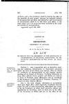 To Provide for the Amendment of the Certificate of Incorporation of Religious, Educational or Benevolent Corporations in the State of Colorado.