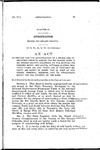 To Provide for the Construction of a Bridge and Approaches Thereto Across the Rio Grande River in Rio Grande County, Colorado, on the Section Line Running North and South, Between Section Nos. Twenty-Nine (29) and Thirty (30) in Township No. Forty (40) North of Range Five (5) East of New Mexico Principal, Meridian, and to Appropriate Money for the Payment of the Same.