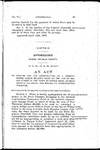 To Provide for the Construction of a Highway Bridge Across Seller's Creek on the Line of Wilcox Street in the Town of Castle Rock, Douglas County, Colorado, and Making an Appropriation Therefor.