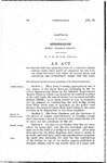 To Provide for the Construction of a Highway Bridge Across Plum Creek West of Larkspur on the Public Road Between the Town of Castle Rock and Larkspur, and Appropriate Money for the Same.