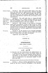 To Provide for the Completion and Improvement of a Wagon Road from a Point Six Miles, More or Less, East of Hot Sulphur Springs, Grand County, Colorado, to the Summit of Willow Creek Pass; and to Appropriate the Necessary Money to Pay for the Same.