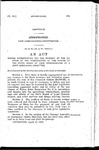 Making Appropriation for the Payment of the Expense of the Investigation of the Affairs of the State Board of Land Commissioners by a Joint Legislative Committee.