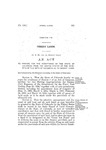 To Provide for the Acceptance by the State of Colorado from the United States of the Benefits of the Acts of Congress as to Desert Lands.