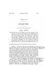 To Provide for the Payment from the Military Fund of the State of Colorado of the Expenses of Supplying, Maintaining, Supporting and Instructing the National Guard of Colorado; Equipping Its Offices, Armories, Camp Grounds and Rifle Ranges, Maintaining the Same; and Carrying On the Official Business of the National Guard of Colorado, and to Repeal All Acts and Parts of Acts in Conflict with the Provisions of This Act.