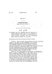 To Provide for the Construction and Repair of a Public Highway from the City of Silverton in San Juan County Southerly to Hamers Lake in La Plata County, Colorado, and to Appropriate Money for the Payment of the Same.