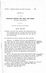 Levying a Tax for the Support and Maintenance of the Colorado School for Deaf and Blind and for the Construction of Buildings for the Use of Said Institution.