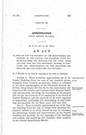 To Provide for the Payment of the Maintenance and Support of the Capitol and Colorado State Museum Buildings and Grounds for the Fiscal Years 1915 and 1916, and for Necessary Repairs, Alterations and Improvements on Said Buildings and Grounds and for Furniture and Fixtures.