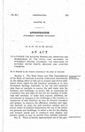 To Authorize the Building, Remodeling, Improving and Rearranging of the State Fish Hatchery at Steamboat Springs, Colorado; the Procuring of Suitable Water Rights, Grounds and Location Therefor.