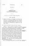 To Enable the State of Colorado to Protect the Water of its Natural Streams and to Maintain the Right of Appropriation and Use of Such Water for Beneficial Purposes within this State and Making an Appropriation Therefor of the First Class.