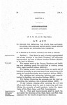 To Provide for Improving the State Fish Hatchery Buildings, Grounds and Water Supply near Denver and Making an Appropriation Therefor.