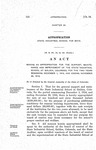 Making an Appropriation for the Support, Maintenance and Improvement of the State Industrial School at Golden, Colorado, for the Two Years Beginning December 1, 1914, and Ending November 30, 1916.