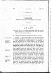 Entitled an Act to Amend Sections 3458 of the Revised Statutes of Colorado, of 1908, and Relating to Irrigation Districts.