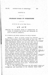 Creating the Colorado Board of Corrections, Defining its Powers and Duties and Repealing All Acts in Conflict Herewith.