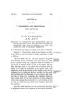 Relating to Judgments and Executions, and to Amend Section 3609 of the Revised Statutes of Colorado, 1908, and to Repeal All Acts and Parts of Acts in Conflict Herewith.