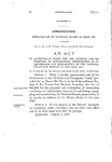 To Appropriate Money for the Payment and Redemption of Outstanding Certificates of Indebtedness for Mobilization of the National Guard for Service in the Year 1916.