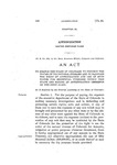 To Enable the State of Colorado to Protect the Water of Its Natural Streams and to Maintain the Right of Appropriation and Use of Such Water for Beneficial Purposes Within This State and Making an Appropriation Therefor of the First Class.