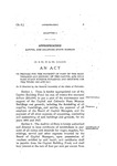 To Provide for the Payment of Part of the Maintenance and Support of the Capitol and Colorado State Museum Buildings and Grounds for the Years 1916 and 1917.