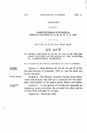 To Repeal Section 63, 64, 65, 66 and 67 of the Revised Statutes of Colorado of 1908, Relating to Agricultural Statistics.