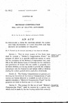 To Establish a Fund to Provide Money to Carry Out the Provisions of Laws Enacted for the Benefit of Mothers of Children.