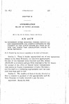 To Reimburse Peter Jennings, Former Deputy Labor Commissioner, For Moneys Expended in the Conduct of the Office During His Term of Office for Which the Legislature Failed to Make Provisions.