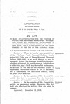 To Make an Appropriation for the Purpose of Paying the Expenses Heretofore Incurred, and which May Hereafter be Incurred, in Suppressing Threatened Tumult and Riot in the State, and in Maintaining Law and Order Therein by the Use of the National Guard.