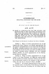 To Make an Appropriation for the Support and Maintenance of the Industrial Workshop for the Blind, Including the Payment of the Salaries of the Officers and Employes Thereof, For the Years 1919 and 1920, the Purchase of Fixture and the Repairs to the Property of the Institution.