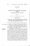 In Relation to the Colorado Soldiers' and Sailors' Home and to Amend Section One of Chapter 147 of the Session Laws of 1915.