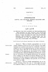 To Provide for the Payment of the Maintenance and Support of the Capitol and Colorado State Museum Buildings and Grounds for the Fiscal Years 1919 and 1920, and for Necessary Repairs, Replacements, Alterations and Improvements of Said Buildings and Grounds and for Furniture and Fixtures.