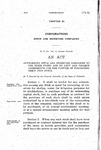 Authorizing Ditch and Reservoir Companies to Use their Funds and to Levy and Collect Assessments for the Purpose of Purchasing Their Own Stock.