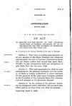 To Provide for the Relief of the Colorado State Fair at Pueblo, Colorado, by an Appropriation for the Payment of Outstanding Bills for the year 1920.