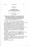 Making an Appropriation for the Support and Maintenance of the State Detention Home for Women Suffering with Venereal Diseases for the Period Beginning December 1, 1920, and Ending November 30, 1922.